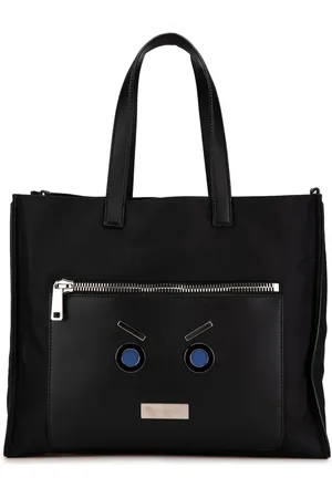 Fendi Bolsa satchel Large Nylon Fendi Faces Tote 2000-2010