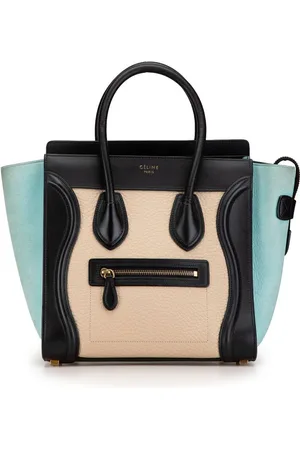 Céline Bolsa de mano Micro Tricolor Luggage Tote 2015