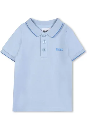 HUGO BOSS Playera tipo polo con logo estampado