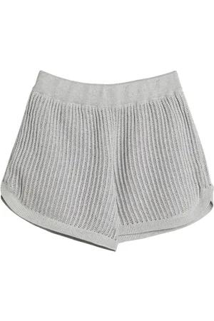 Brunello Cucinelli Shorts tejidos de canalé