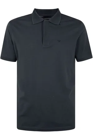 Emporio Armani Playera tipo polo con logo bordado