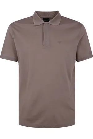 Emporio Armani Playera tipo polo con logo bordado