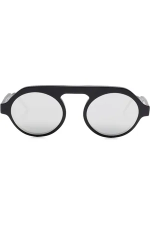 Thom Browne Lentes de sol con armazón redonda
