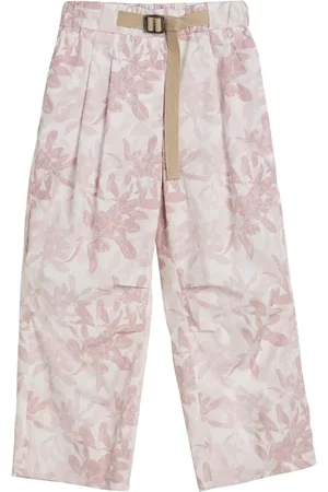 Brunello Cucinelli Pantalones con estampado floral