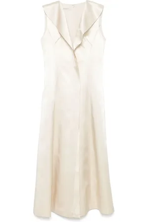 Serafini Vestido midi de satén