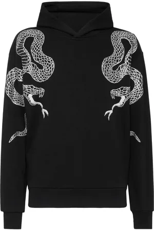 Philipp Plein Hoodie con detalles de cristal