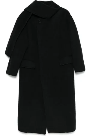 Msgm Abrigo con detalle de mascada
