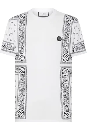 Philipp Plein Playera con estampado de cachemira