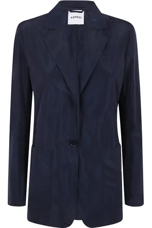 Aspesi Blazer con botones y solapa de muesca