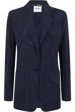Aspesi Blazer con botones y solapa de muesca
