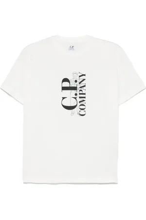 C.P. Company Playera con logo estampado