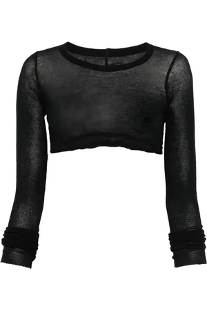Rick Owens Playera corta de manga larga