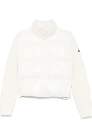 Moncler Chamarra con paneles tejidos