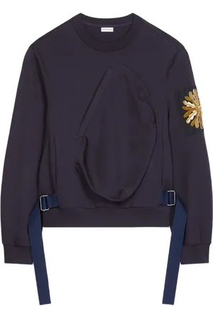 DRIES VAN NOTEN Sudadera con parche bordado