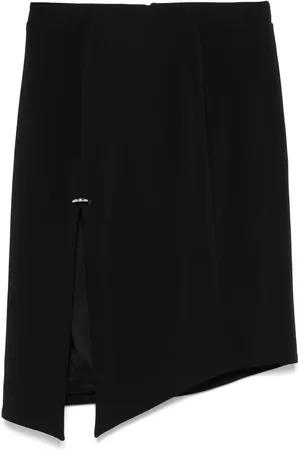 MUGLER Falda midi con perforaciones