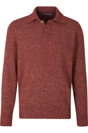 Brunello Cucinelli Playera tipo polo tejida