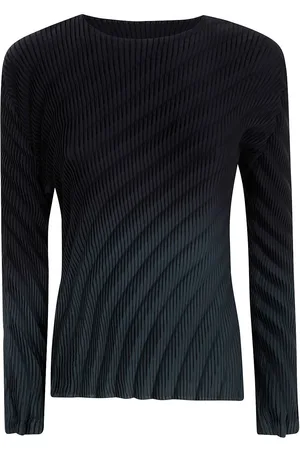 Issey Miyake Suéter tejido de canalé