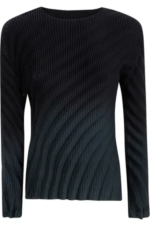 Issey Miyake Suéter tejido de canalé
