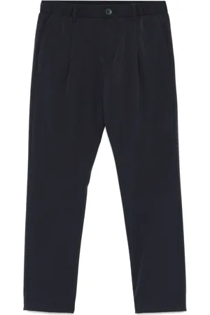 HERNO Pantalones de tejido seersucker