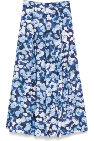Erdem Falda con pliegues