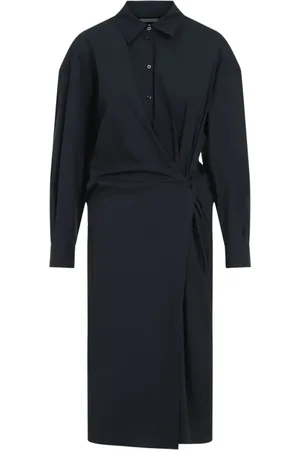 LEMAIRE Vestido midi con diseño drapeado