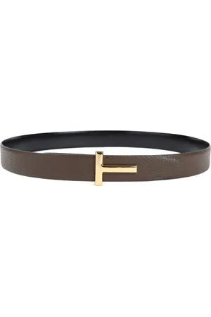 Tom Ford Cinturón reversible con placa del logo