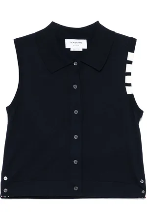 Thom Browne Chaleco con motivo 4-Bar