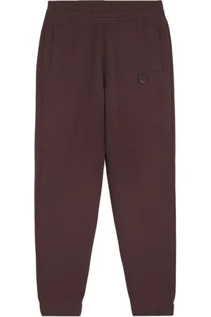 Maison Kitsuné Pants con logo estampado