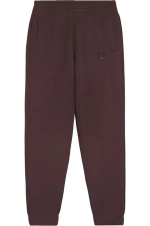 Maison Kitsuné Pants con logo estampado