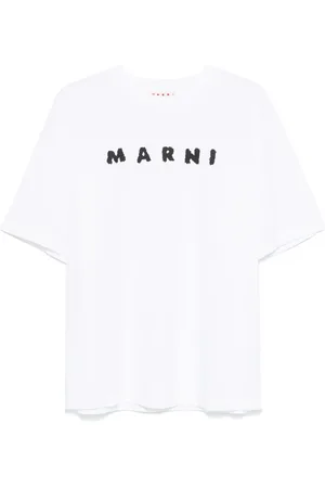 Marni Playera con logo estampado