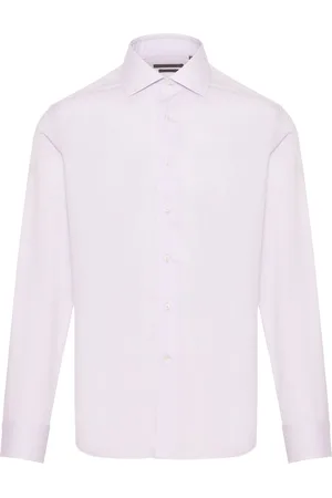 corneliani Camisa de popelina