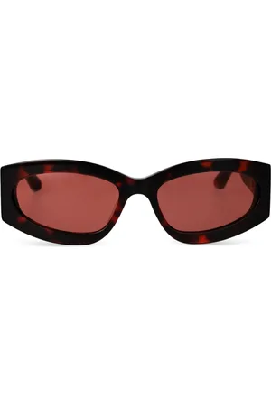 GCDS Lentes de sol con armazón geométrica