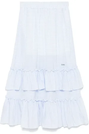 MONNALISA Falda larga con rayas estampadas