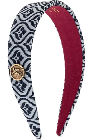 Etro Diadema con motivo floral en jacquard