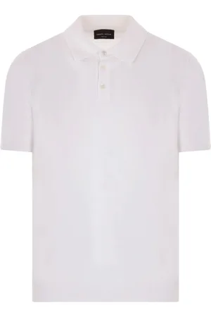 Roberto Collina Playera tipo polo tejida