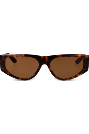 GCDS Lentes de sol con armazón geométrica