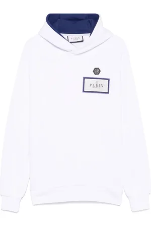 Philipp Plein Hoodie con parche del logo