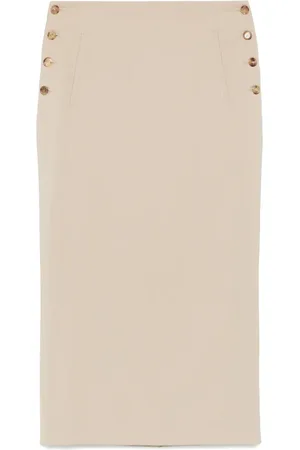 Moschino Falda midi con cintura alta