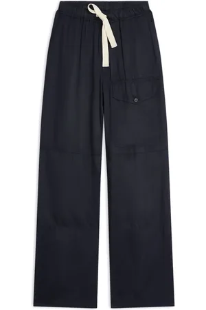 DRIES VAN NOTEN Pantalones con cordones en la pretina