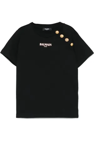 Balmain Playera con logo estampado