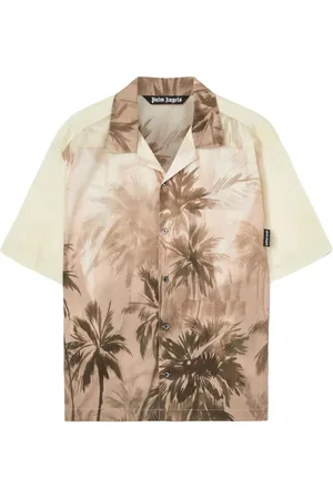 Palm Angels Camisa Sunset Palms Bowling