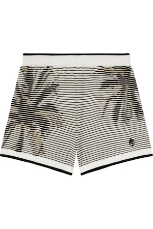 Palm Angels Shorts tejidos con palmeras en jacquard