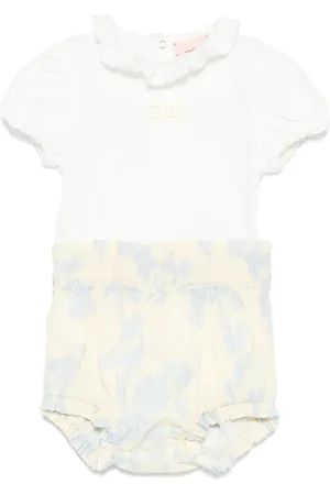 Elisabetta Franchi Set de body con logo bordado