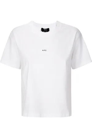 A.P.C. Playera con logo estampado