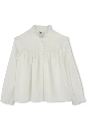 Chloé Blusa con volantes en el cuello