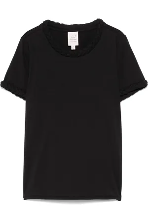 Cinq A Sept Playera con detalle trenzado