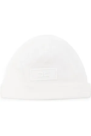 Elisabetta Franchi Gorro con logo bordado