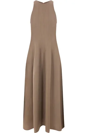 Brunello Cucinelli Vestido largo sin mangas