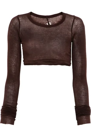 Rick Owens Playera corta de manga larga