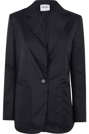 Aspesi Blazer con bolsillos de parche y botones